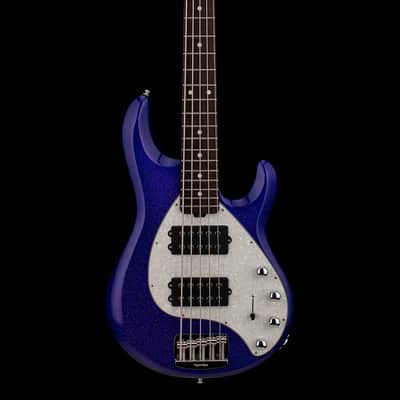 Ernie Ball Music Man StingRay Special 5 HH - Violet Sparkle Burst #10873 image 3