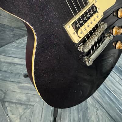 Epiphone Les Paul Traditional Pro - Purple Sparkle refinished image 11