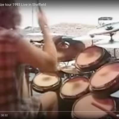 Rick Allen's Def Leppard Hysteria Tour, ddrum 10" Clavia AB Trigger Pad (RA #2042) 1980s, AUTOGRAPHED HEAD!! image 3