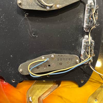 Fender Mustang Sunburst 1977 image 15