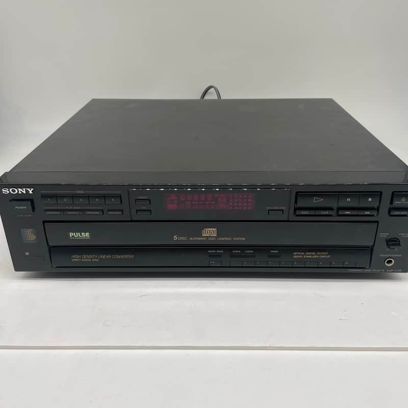 Sony 5 Disc CD Changer CDP-C515 Carousel 1991 *NEEDS REPAIR | Reverb