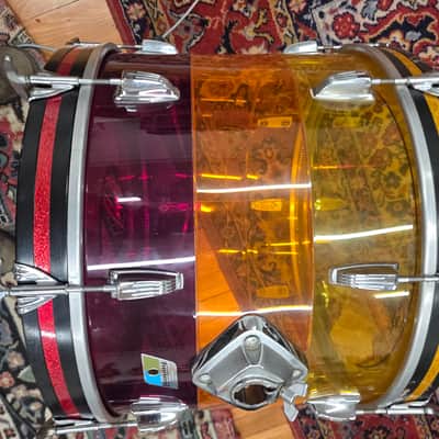 Ludwig Tequila Sunrise Tivoli Bass Drum 20x14 1970s image 12