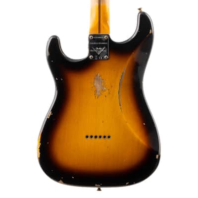 Fender Custom Shop Tropo Stratocaster Hardtail Heavy Relic - Super Faded 2 Tone Sunburst (026) image 2