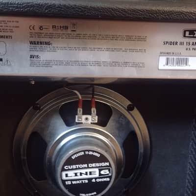 Line 6 Spider III 15-Watt 1x8" Digital Modeling Guitar Practice Amp 2006/2009 - Black image 4