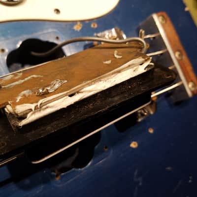 Mosrite Electric Bass Metallic Blue 1970s image 18