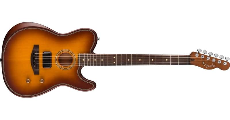 FENDER - Acoustasonic Standard Telecaster  Honey Burst - 0973113542 image 1