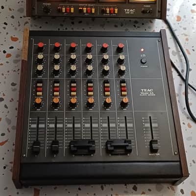 TEAC Model 2A mixing console + TEAC MB-20 bridge with VU meters (Tascam) image 7