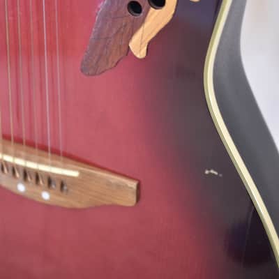 Ovation Celebrity CS257 - 2000s - Cherry Burst - w/ OHSC image 9