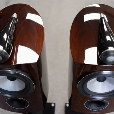 B&W Prestige 805 D3 Special Edition Bookshelf Speaker Pair - Santos Rosewood image 4
