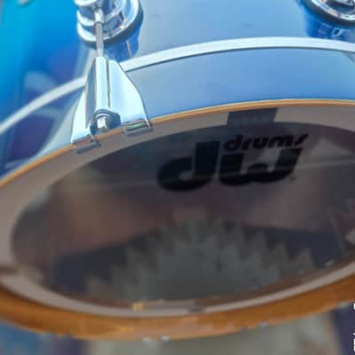 DW Collector's 22x16 Regal Blue Burst Cherrywood Recent - REGAL BLUE BURST image 6