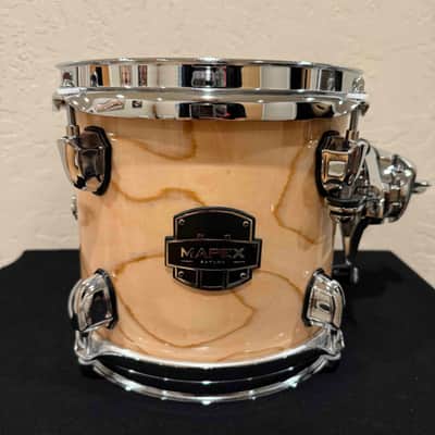 ~NEW!~ Mapex SRT807ZXN Saturn VI Maple/Walnut Hybrid 7x8 Rack Tom in Exotic Natural Burl Gloss Lacquer image 2
