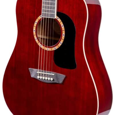 Washburn WD100DL Dreadnought Mahogany Acoustic Guitar w/ Gigbag (WD100DLTWRK-A-U) image 12