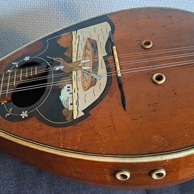 VOOTLANDSPERLE (VOGTL) Old "Boat" Mandolin 1920s image 21