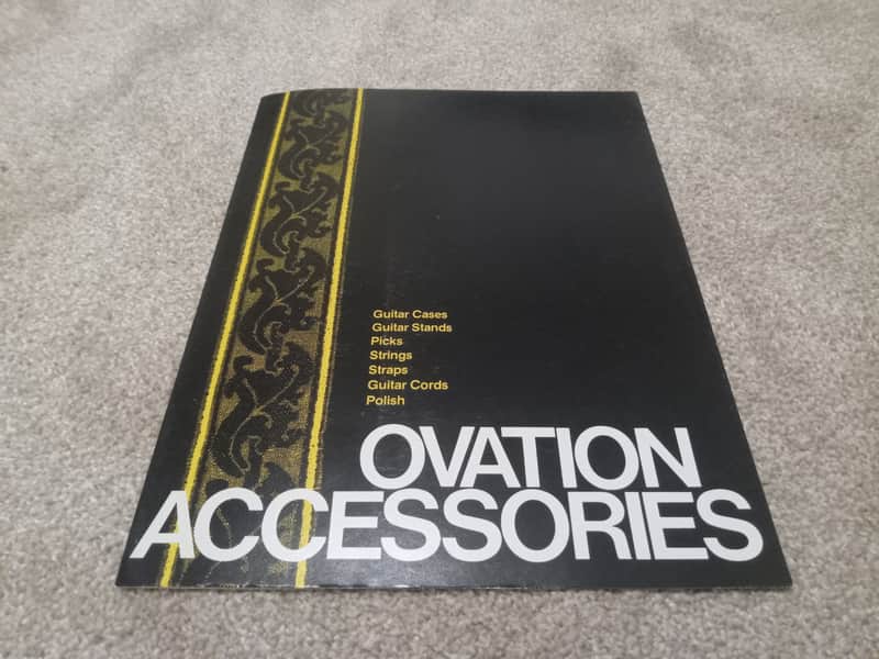 Vintage 1970's Ovation Guitar Accessories Catalog! Rare, Original Paperwork, Case Candy! image 1