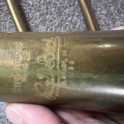 vincent bach stradivarius Model 42 Vintage Elkhart Tenor Trombone – ca. 1969 – F Attachment 1969 image 3