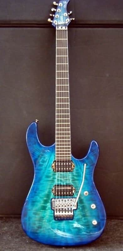 Rash Guitars Marco Sfogli 2011 Deep Sea Green image 1