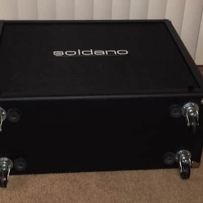 Soldano 2x12 Open Back Speaker Cab Un-Loaded Early 2000s - Black image 7