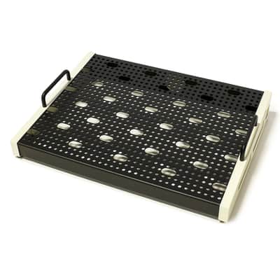 Temple Audio Duo 17 (17" x 12.5") Pedalboard Vintage White DUO-17-VW image 2