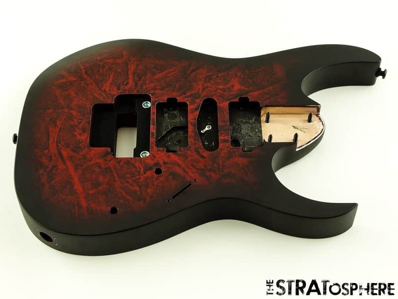 Ibanez RG470DXW BODY Guitar Parts RG Shape Wine Red Frozen Matte image 1