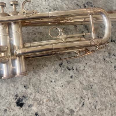 Vintage 1950s French Couesnon Monopole Conservatoire trumpet image 5