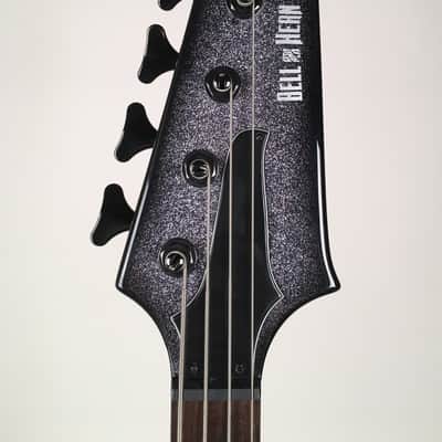 Bell & Hern Custom "Thunderdome" Set Neck 4 String Industrial Sparkle Bass - Heavy Sixx Vibes image 8