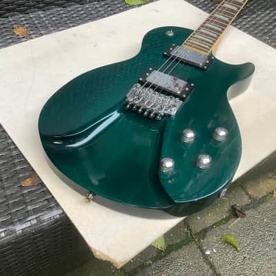 Hyundai Les Paul with Tremolo futuristic model Vintage 80’s floyd rose style Korea ? japan? image 11