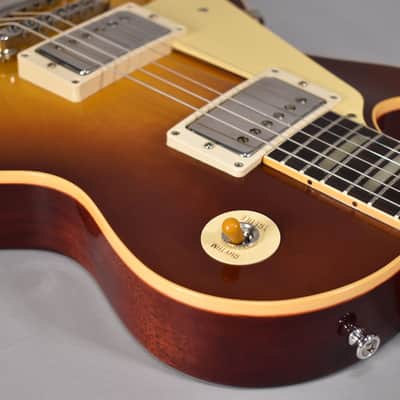 1958 Gibson Les Paul Standard Reissue Iced Tea Burst Finish Lefty Left Handed W/OHSC image 9