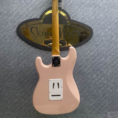 Harley Benton ST-62CC "Stink-182" SkunkWerx Inc. In-USA Fret Dress USA Stock Fast Ship Tom Delonge Blink UFO Dragonfire Shell Pink image 15