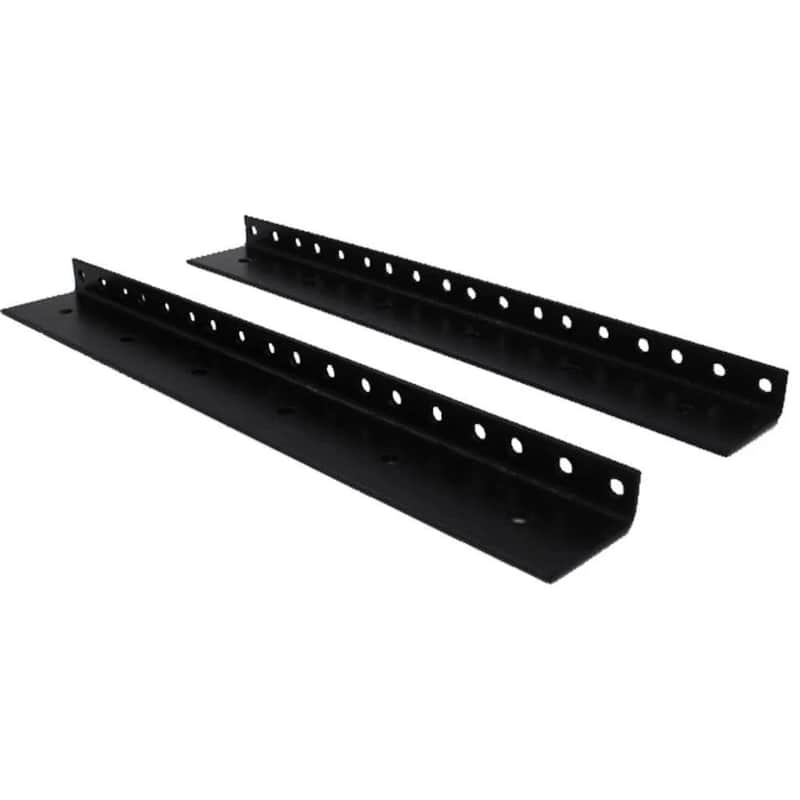 Pair of 10 Inch 6 Space Rack Case Rails for PA DJ Rack Road Case Full Hole image 1