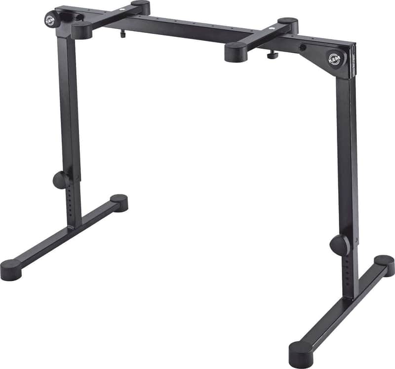 K&M 18820 Omega Pro Keyboard Stand - Black image 1