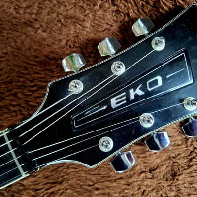 Very Rare Vintage Eko Barracuda Thinline Model 290 Made In Bella Italia image 4