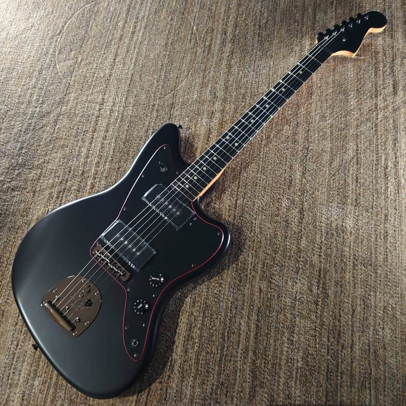 2025 Fender Japan Limited Hybrid II Jazzmaster Noir Satin Black - Alder Body - Flagship Tokyo Exclusive - MIJ JD25