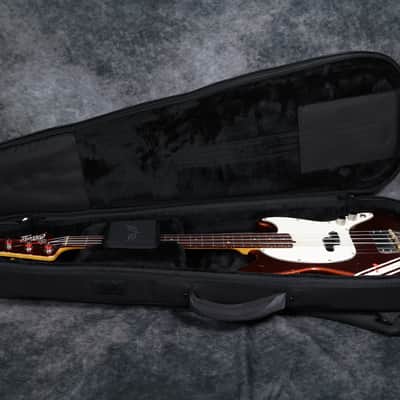 Olinto By La Bella 4-String Short Scale Bass - Candy Apple Red Relic w/Matching headstock image 12