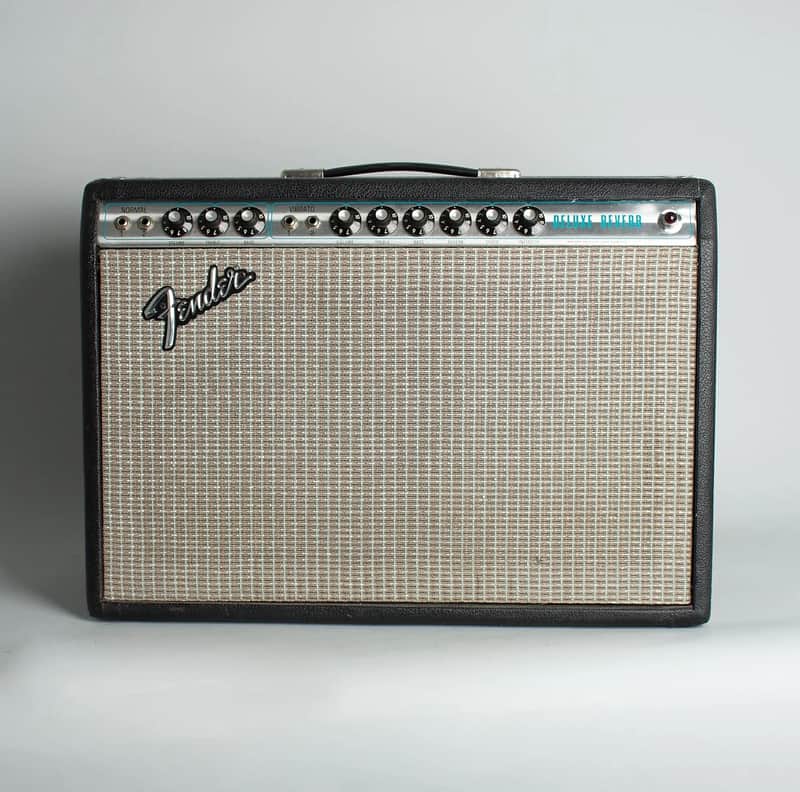 Fender Deluxe Reverb 2-Channel 22-Watt 1x12" Guitar Combo 1970 - 1977 image 1
