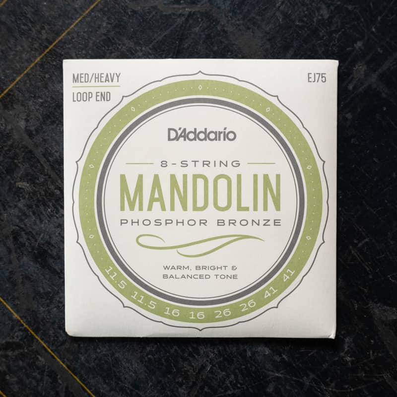 D'Addario EJ75 Mandolin Phosphor Bronze Med/Heavy 11.5-41 image 1