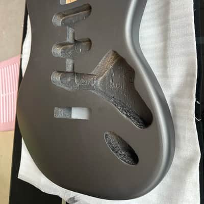 Metallic Silver SSS Strat Style Guitar Paulownia Wood Body image 3