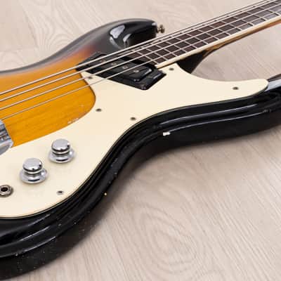 1965 Mosrite Ventures Model Vintage Short Scale Bass Sunburst image 6