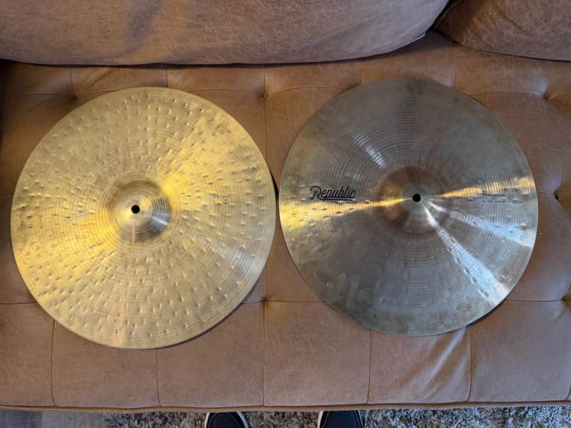 Republic Cymbals Tradition 16" Hi-Hats image 1