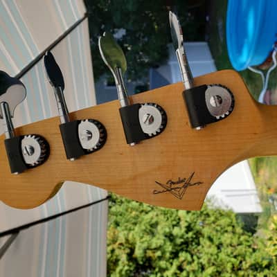 Allparts Jazz Bass Fender Custom Shop Neck Quilted Maple finished by Brubaker image 7