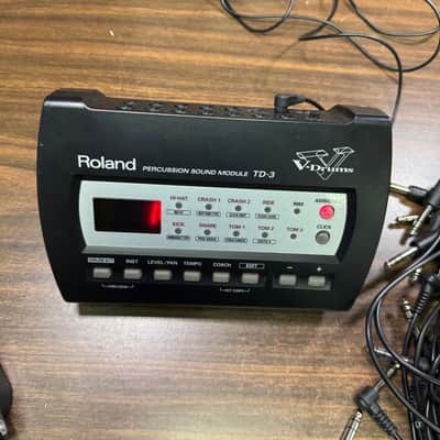 Roland TD-3 V-Drum Module w/9 Channel Snake, Mount, Clamp & Power Supply CU49534 image 5