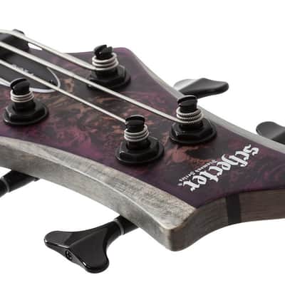 Schecter RIOT-4 Electric Bass in Satin Aurora Burst image 3