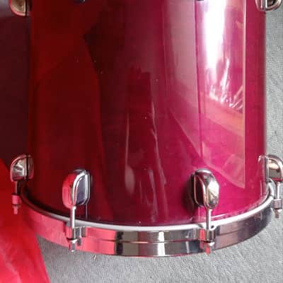 Ultra Rare 1995 TAMA Starclassic Maple 14x13" Hanging Tom (SMT1413) - Violet Shade (VLS) - Made in Japan - Excellent Condition! image 7