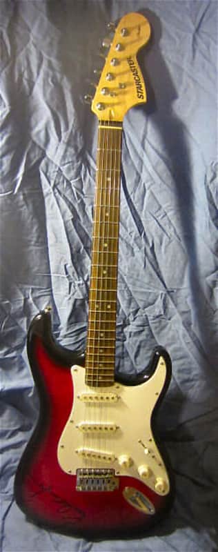Fender Starcaster, Ruby Burst, Signed by Paul McCartney image 1