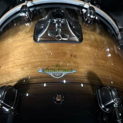 Tama MEB2014MULNWB Starclassic Maple 14x20" Bass Drum in Natural Pacific Walnut Burst w/ Smoked Black Nickel Hardware image 6