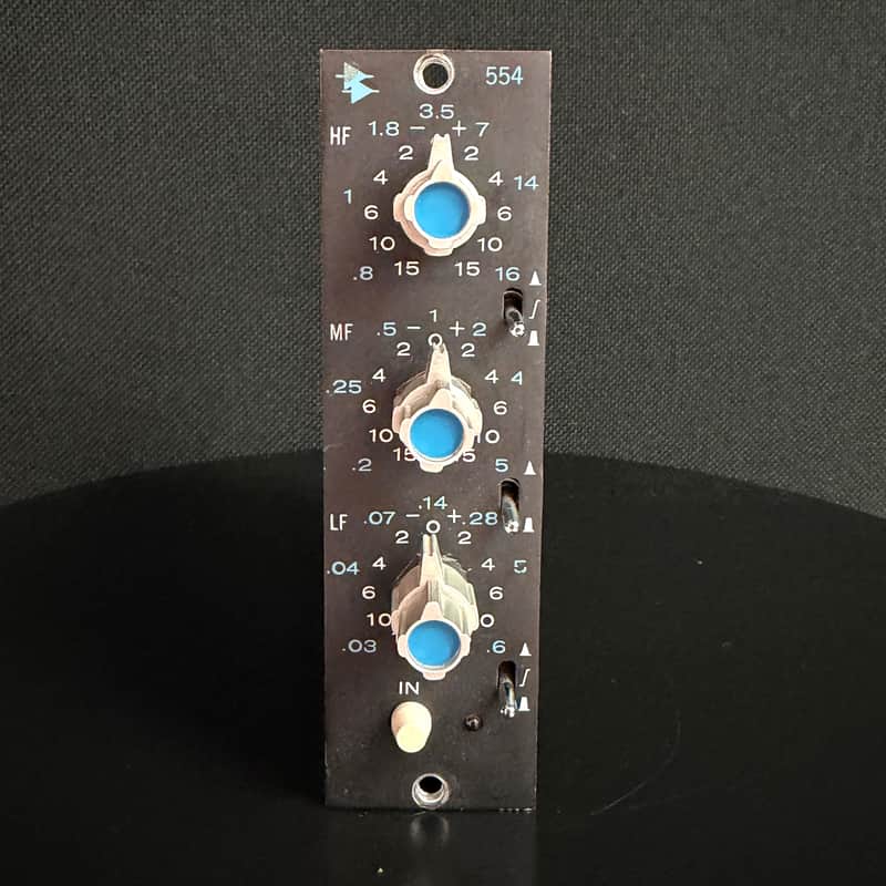 Vintage API 554 500 Series 3-Band Parametric Equalizer Module imagen 1