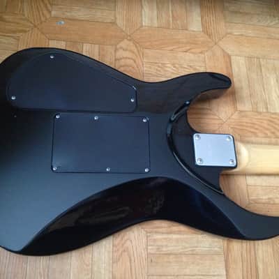 90's 1999 Grover Jackson  Dinky style Reverse Headstock Japan Black image 8