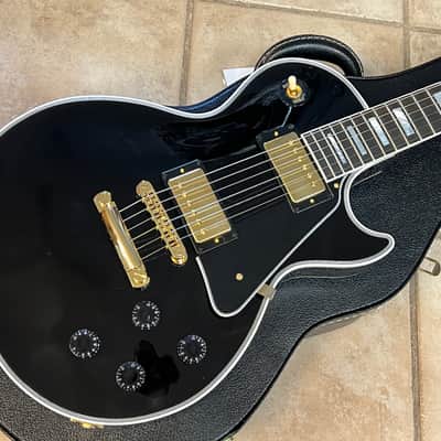 2024 Gibson Custom Les Paul Custom Ebony image 1