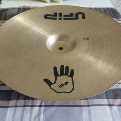 Ufip 14" Hand Cymbal - Rare image 5