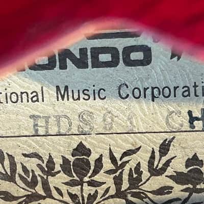 Hondo Deluxe 945 ES335 style - Vintage Gibson P/U - OHSC image 7