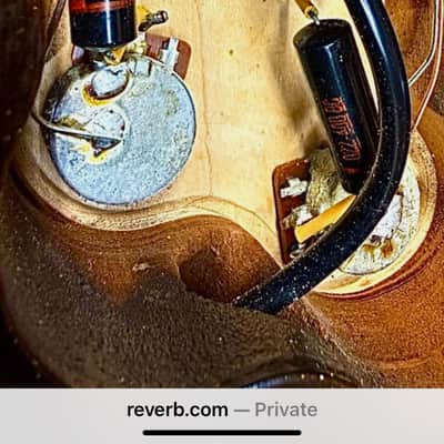 Vintage 1971 Gibson Les Paul Deluxe Goldtop - Rare Dark Back - Embossed Gibson Pickup Covers - Wonderful Condition With No Breaks Or Repairs - Vintage Patent Pending Gold Grover Tuners Installed - 9.4 LBS - Original Purple Lined Case image 13